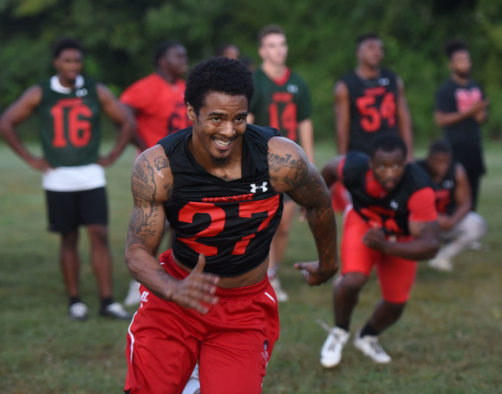 WSSU football first practice